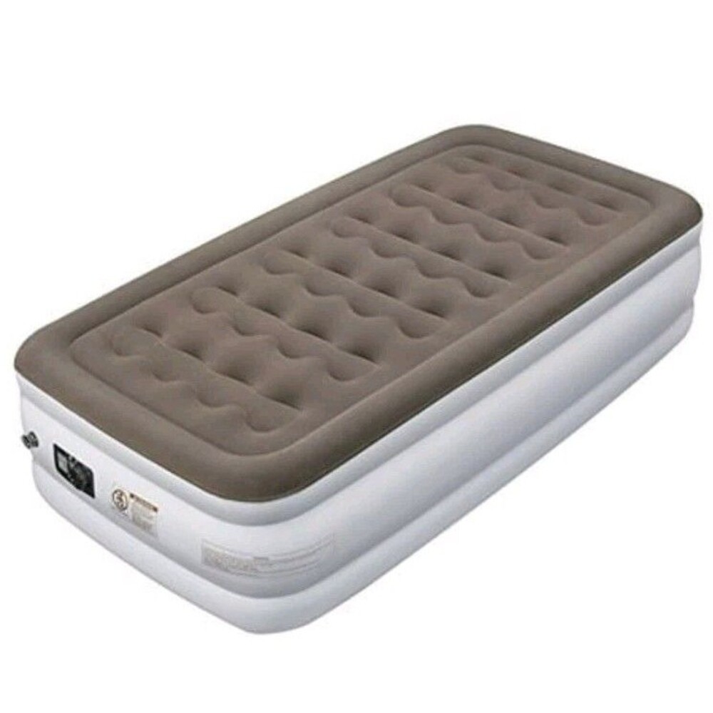 Etekcity Air Mattress Upgraded Twin Size Camping Bed Blow Up Twin Brown NEW